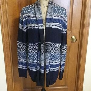 Forever 21 cotton open front cardigan EUC